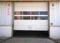 Con seguridad tamaño grande de las puertas de arriba seccionales industriales de las puertas del garaje