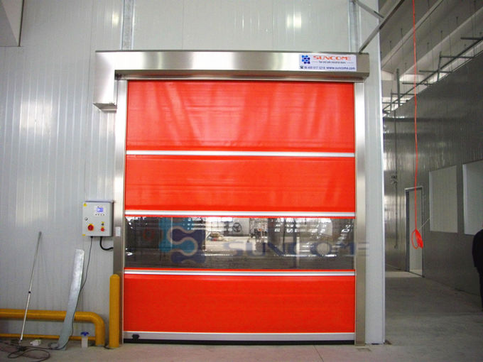 Puerta de la persiana enrrollable de Warehouse, puertas industriales de alta velocidad del garaje