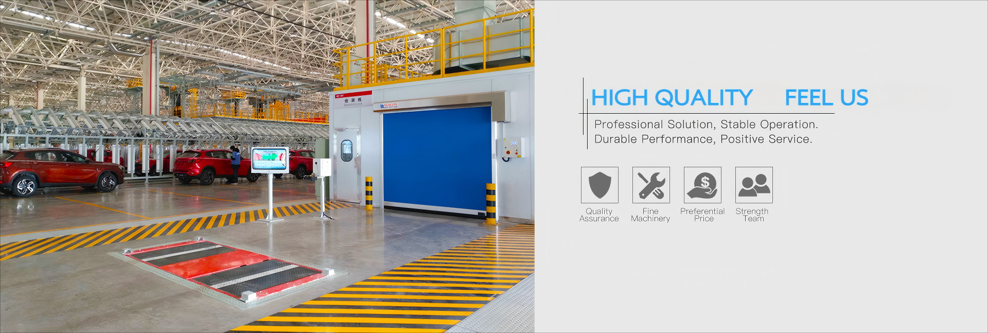 calidad Puertas industriales de alta velocidad fábrica