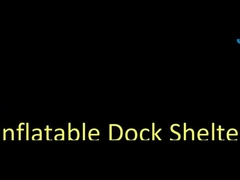 Refugio inflables en el muelle