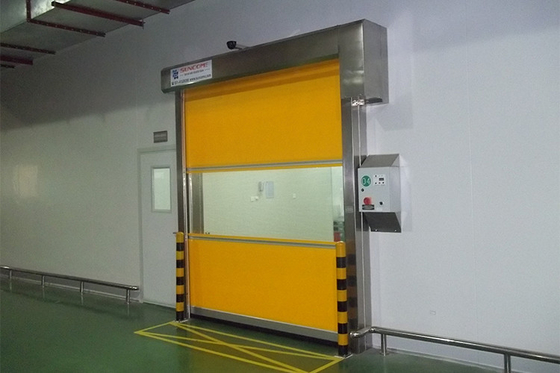 High Frequency / High Speed Roll Up Door Anti - Electrostatic Fabric Curtain