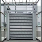 304 Stainless Steel Frame Industrial Security Door for Wind Load Areas