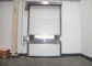 Blue Galvanized Steel High Speed Roll Up Door With Shoulder Protection
