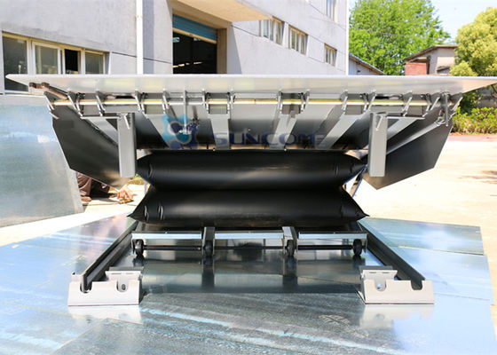 25000-45000 LBS Air Bag Dock Leveler para puertas seccionales