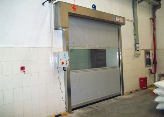Seguridad Puerta industrial de alta velocidad con sistema de control opcional 1,0-2,0 m/s Velocidad de apertura