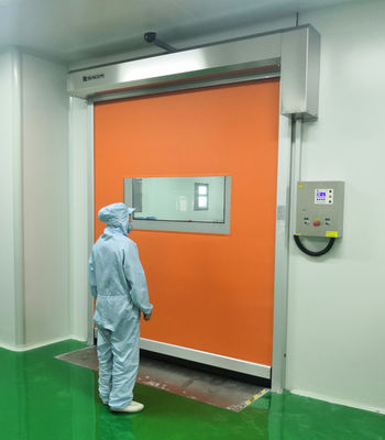 Las puertas se abren hasta a 100 pulgadas por segundo para la sala de limpieza