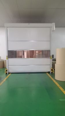 Puertas de cortina de PVC industriales de alta velocidad de alta eficiencia y ahorro de energía