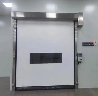 Puerta con cremallera de alta velocidad de auto-reparación para uso interior