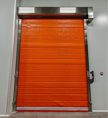 Puerta de congelador de alta velocidad de cierre automático de PVC para sala de frío