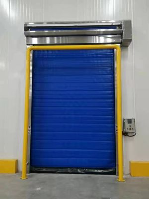 Puerta industrial de congelador de alta velocidad resistente a la helada con marco 304 SS