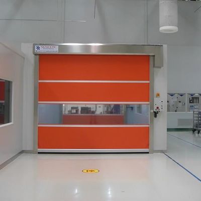 Velocidad de apertura automática de la puerta de la persiana de rodillo industrial para la seguridad del almacén 1,5 m/s