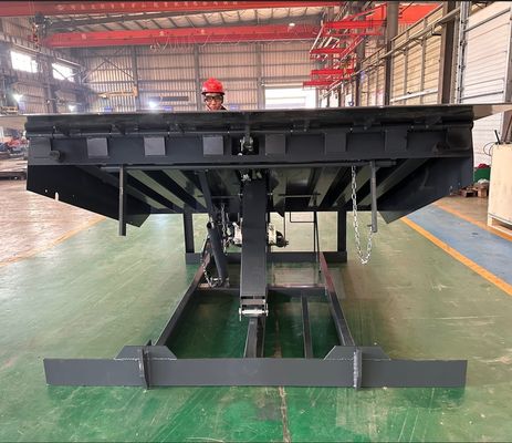 Nivelador de muelle mecánico manual duradero fácil de usar para almacenes