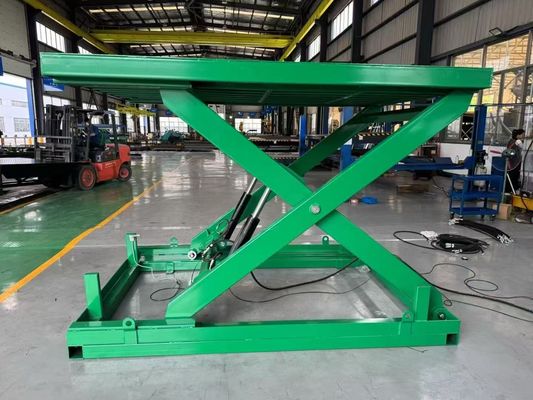 Plataforma elevadora de tijera hidráulica de alta resistencia ajustable diseñada para la seguridad y estabilidad de la carga