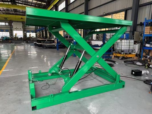 Tabla de elevación de tijeras de paletas verticales personalizables para almacén