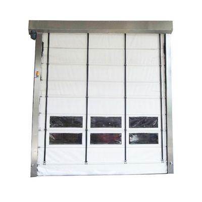 304 acero inoxidable / aluminio exterior puerta de persiana de alta velocidad 8000mm * 8000mm