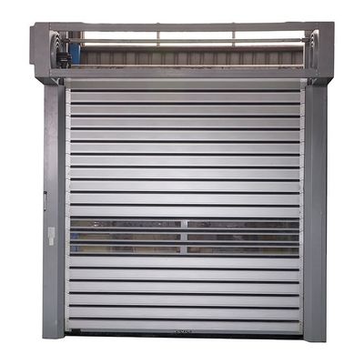 Puerta de rodillo automática de 2 mm de acero inoxidable 304 de seguridad industrial duradera