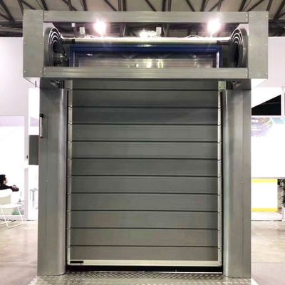 1.0m/s fuera de la industria de alta velocidad sección de seguridad de la puerta panel de sandwich