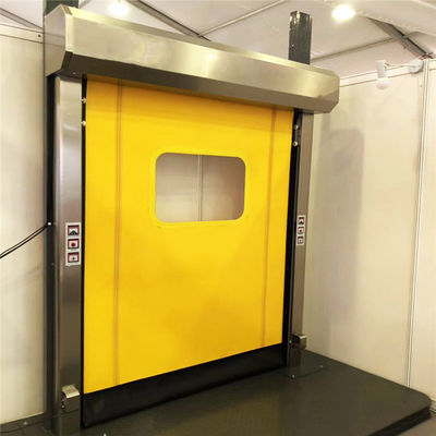Barrera de polvo de película de plástico a medida Puerta de cremallera de alta velocidad para industrial